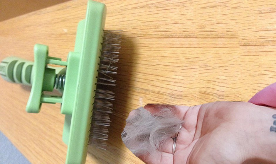 Safari Self Cleaning Slicker Brush