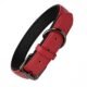 Red Leather Dog Collar