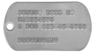 Vietnam War Army Dog Tags