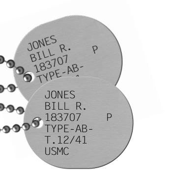 World War II Dog Tags