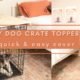 How to Make a Dog Crate Topper 7 Make a Dog Crate Topper