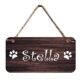 The Dog Crate Name Plate