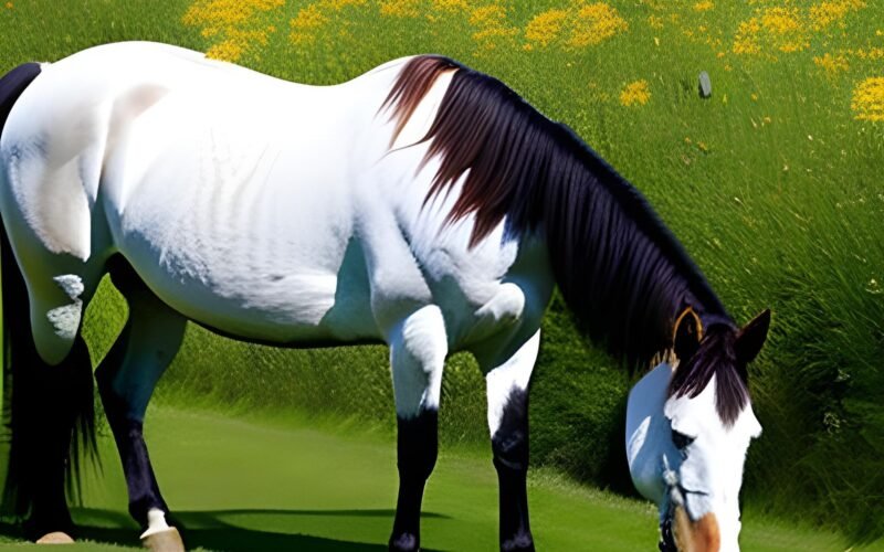 Horses Safely Munch on Dandelions