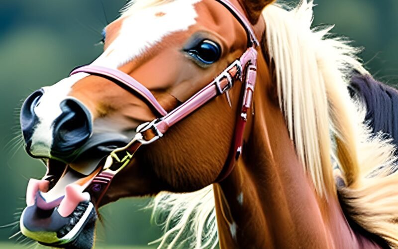 Horses Bare Their Teeth